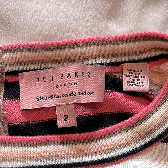 Ted Baker Stripe Top - Picture 4 of 5